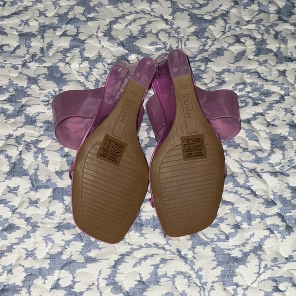 New Pink Wedge Heels - Picture 4 of 4